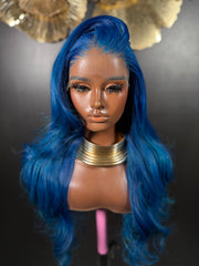 Royal Crown |Signature Blue Crown Glueless Wig (Ready to Wear)