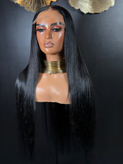 Essence | 30″ Jet Black Glueless Wig | Ready to Ship