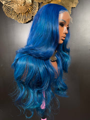 Royal Crown |Signature Blue Crown Glueless Wig (Ready to Wear)