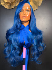 Royal Crown |Signature Blue Crown Glueless Wig (Ready to Wear)