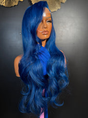 Royal Crown |Signature Blue Crown Glueless Wig (Ready to Wear)