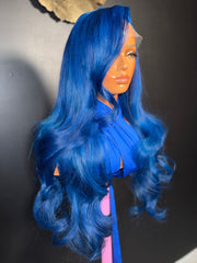 Royal Crown |Signature Blue Crown Glueless Wig (Ready to Wear)