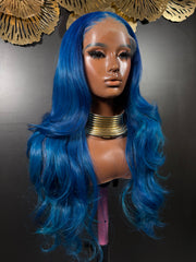 Royal Crown |Signature Blue Crown Glueless Wig (Ready to Wear)